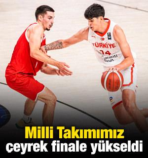 Milli Takımımız &ccedil;eyrek finale y&uuml;kseldi