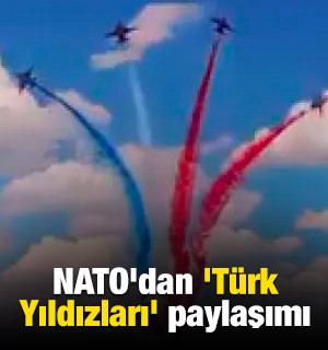 NATO'dan 'T&uuml;rk Yıldızları' paylaşımı