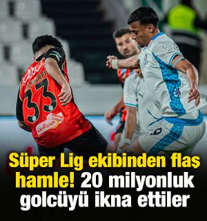 S&uuml;per Lig ekibinden flaş hamle! 20 milyonluk golc&uuml;y&uuml; ikna ettiler