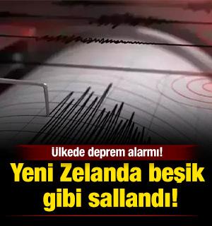Yeni Zelanda beşik gibi sallandı: &Uuml;lkede deprem alarmı! 