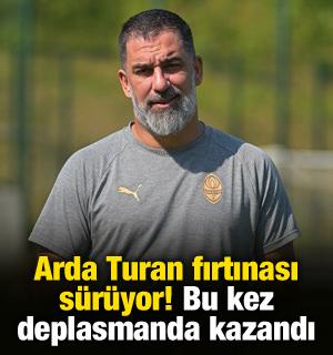 Arda Turan fırtınası s&uuml;r&uuml;yor! Shakhtar deplasmanda g&uuml;ld&uuml;