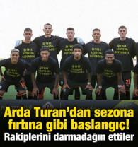 Arda Turan sezonu fırtına gibi a&ccedil;tı! Rakibini darmadağın etti