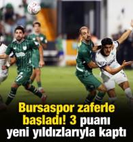 Bursaspor zaferle başladı! 3 puanı yeni yıldızlarıyla kaptı