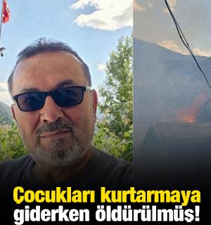 &Ccedil;ocukları kurtarmaya giderken &ouml;ld&uuml;r&uuml;lm&uuml;ş!