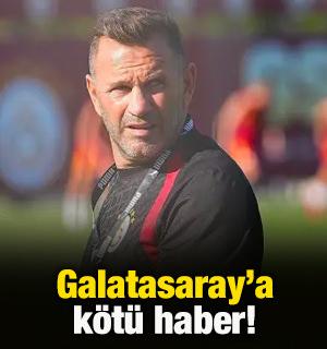 &Ccedil;orum FK ma&ccedil;ı &ouml;ncesi Galatasaray'a k&ouml;t&uuml; haber!