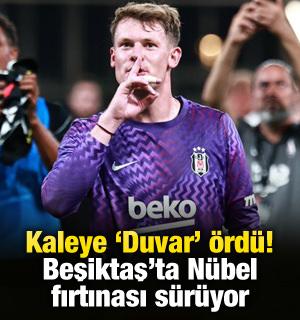 Kaleye 'Duvar' &ouml;rd&uuml;! Beşiktaş'ta N&uuml;bel fırtınası s&uuml;r&uuml;yor
