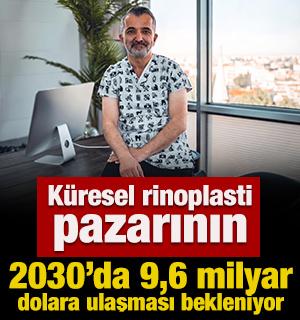 K&uuml;resel rinoplasti pazarının 2030'da 9,6 milyar dolara ulaşması bekleniyor
