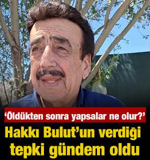 Hakkı Bulut'un verdiği tepki g&uuml;ndem oldu