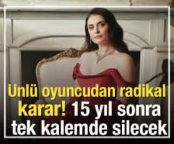 &Uuml;nl&uuml; oyuncudan radikal karar
