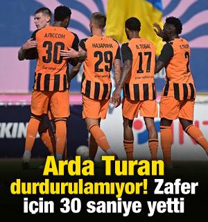 Arda Turan'ın takımı durdurulamıyor! Zafer i&ccedil;in 30 saniye yetti