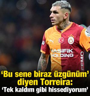 'Bu sene biraz &uuml;zg&uuml;n&uuml;m' diyen Torreira: 'Tek kaldım gibi hissediyorum'