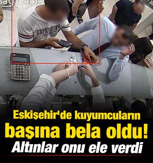 Eskişehir'de kuyumcuların başına bela oldu! 15 Cumhuriyet altını onu ele verdi