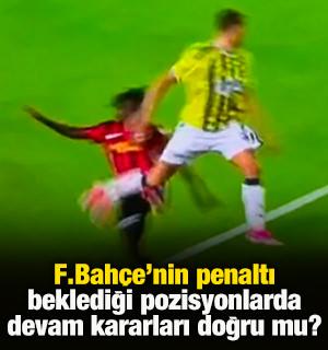 F.Bah&ccedil;e 2 penaltı i&ccedil;in ayağa kalkmıştı! Trio ekibi pozisyonları yorumladı