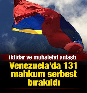 İktidar ve muhalefet anlaştı: Venezuela'da 131 mahkum serbest bırakıldı
