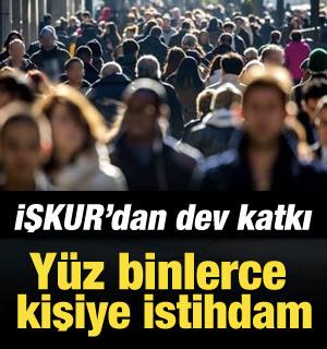 İŞKUR&rsquo;dan 7 ayda istihdama dev katkı!