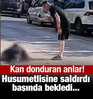 Kan donduran anlar! Husumetlisine bı&ccedil;akla saldırdı
