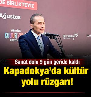 Kapadokya&rsquo;da k&uuml;lt&uuml;r yolu r&uuml;zgarı: Sanat dolu 9 g&uuml;n geride kaldı