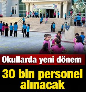 Okullarda yeni d&ouml;nem: 81 ilde İŞKUR &uuml;zerinden 30 bin personel alınacak