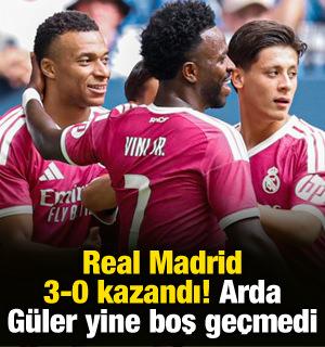 Real Madrid 3-0 kazandı! Arda G&uuml;ler boş ge&ccedil;medi