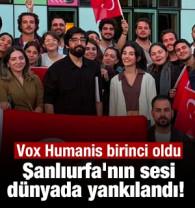 Şanlıurfa'nın sesi d&uuml;nyada yankılandı! Vox Humanis birinci oldu