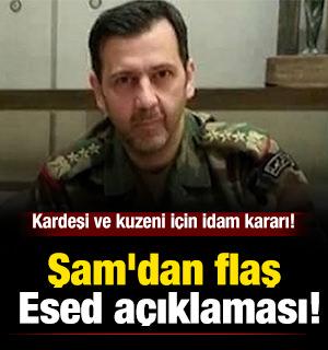 Son dakika... Şam'dan flaş Esed a&ccedil;ıklaması! Kardeşi ve kuzeni i&ccedil;in idam kararı! 
