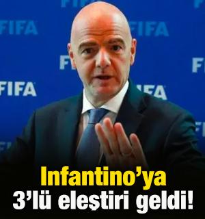 UEFA AFC ve CONCACAF'tan FIFA Başkanı Gianni Infantino'ya sert eleştiri!