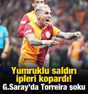 Yumruklu saldırı ipleri kopardı! Galatasaray'da Torreira şoku