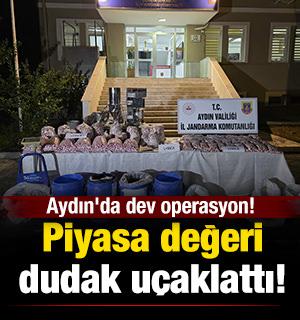 Aydın'da dev operasyon: &Ccedil;iftliği zehir fabrikasına &ccedil;evirmişler