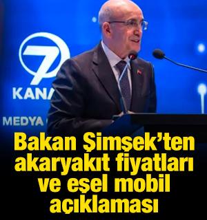 Bakan Şimşek'ten akaryakıt fiyatları ve eşel mobil a&ccedil;ıklaması!