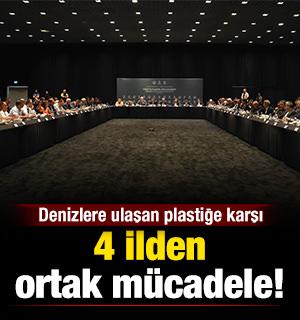 Denizlere ulaşan plastiğe karşı 4 ilden ortak m&uuml;cadele!