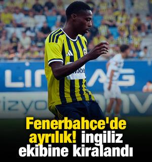 Fenerbah&ccedil;e'de ayrılık! İngiliz ekibine kiralandı