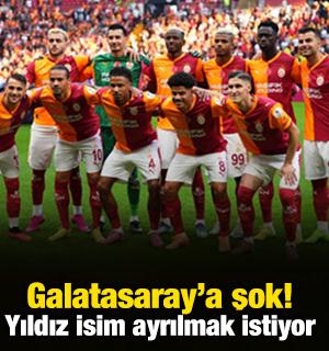 Galatasaray'a b&uuml;y&uuml;k şok! Yıldız isim gemileri yaktı: Ayrılmak istiyor