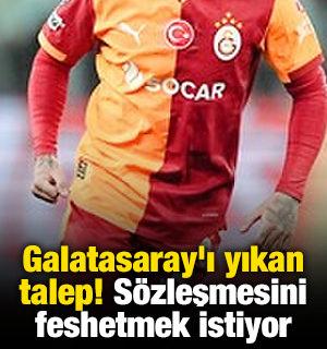 Galatasaray'ı yıkan talep! S&ouml;zleşmesini feshetmek istiyor