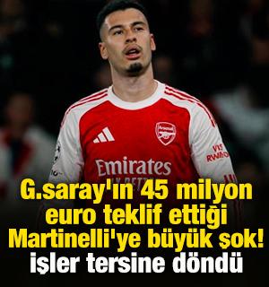 Galatasaray'ın 45 milyon euro teklif ettiği Martinelli'ye b&uuml;y&uuml;k şok! İşler tersine d&ouml;nd&uuml;