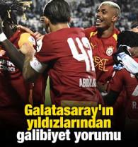 Galatasaray'ın yıldızlarından galibiyet yorumu