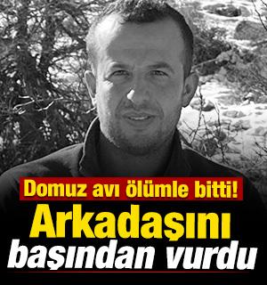 Konya'da domuz avı &ouml;l&uuml;mle bitti! Arkadaşını başından vurdu