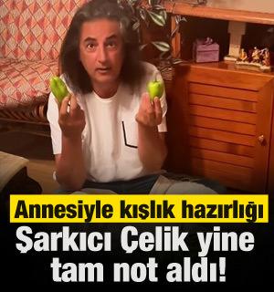 Şarkı &Ccedil;elik yine sevenlerinden tam not aldı