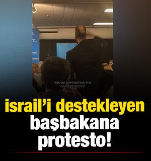 Soykırımcıyı fonlayan Başbakan'a şok protesto