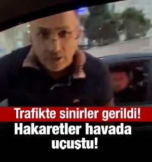 Trafikte yol verme kavgası! 