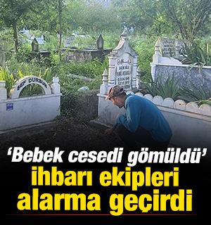 Zonguldak'ta "bebek cesedi g&ouml;m&uuml;ld&uuml;" ihbarı ekipleri alarma ge&ccedil;irdi 