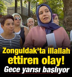 Zonguldak'ta illallah eden mahalleli: Kokudan evimizin &ouml;n&uuml;nde oturamıyoruz