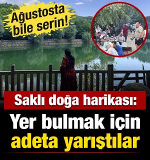 Ankaralılar yer bulmak i&ccedil;in yarıştı! 1600 rakımdaki Karag&ouml;l Tabiat Parkı&rsquo;na yoğun ilgi