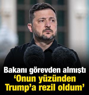 Bakanı g&ouml;revden almıştı: Onun y&uuml;z&uuml;nden Trump'a rezil oldum!