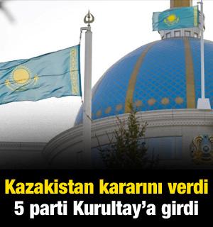 Kazakistan'da 5 parti Kurultay'a girdi