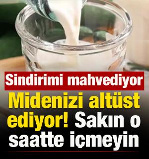 Midenizi alt&uuml;st ediyor: Sakın o saatte i&ccedil;meyin! Uyarı...