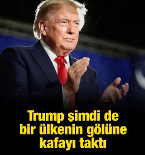 Trump şimdi de bir &uuml;lkenin g&ouml;l&uuml;ne taktı