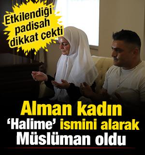 Alman kadın "Halime" ismini alarak M&uuml;sl&uuml;man oldu! Etkilendiği padişah dikkat &ccedil;ekti