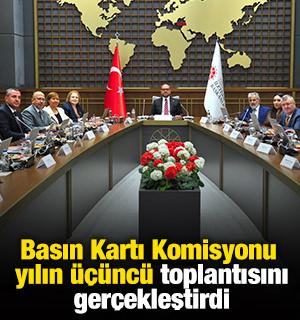 Basın Kartı Komisyonu yılın &uuml;&ccedil;&uuml;nc&uuml; toplantısını ger&ccedil;ekleştirdi