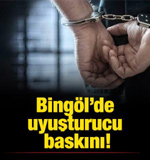 Bing&ouml;l&rsquo;de uyuşturucu baskını! 1 g&ouml;zaltı 