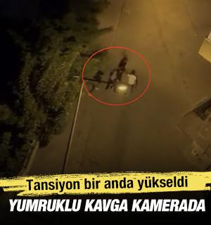 Diyarbakır'da sokak ortasında yumruklu kavga kamerada